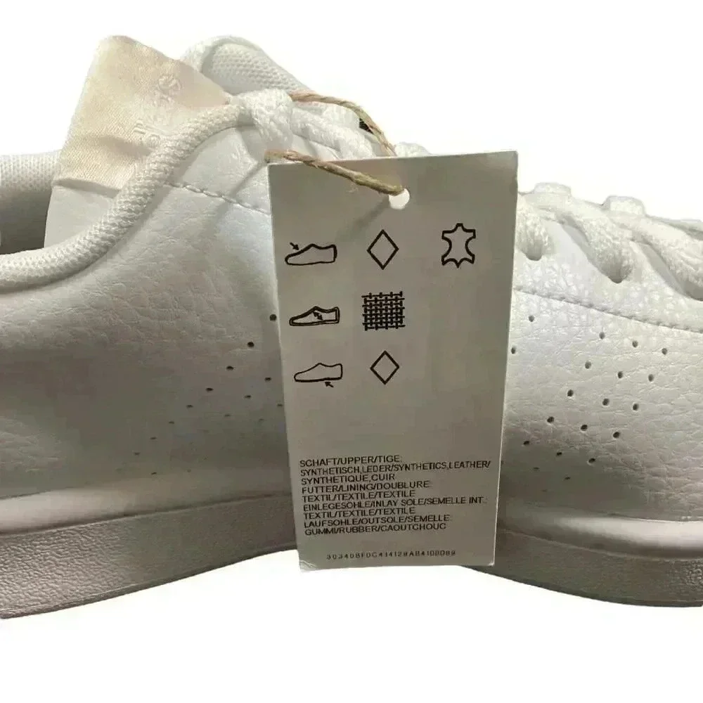 Adidas Advantage White Pink Women 9 Athletic Tennis Shoes Sneaker Trainer ID9652